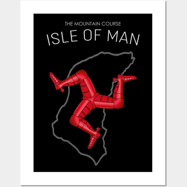 Isle of Man Race Wall Art by biggeek